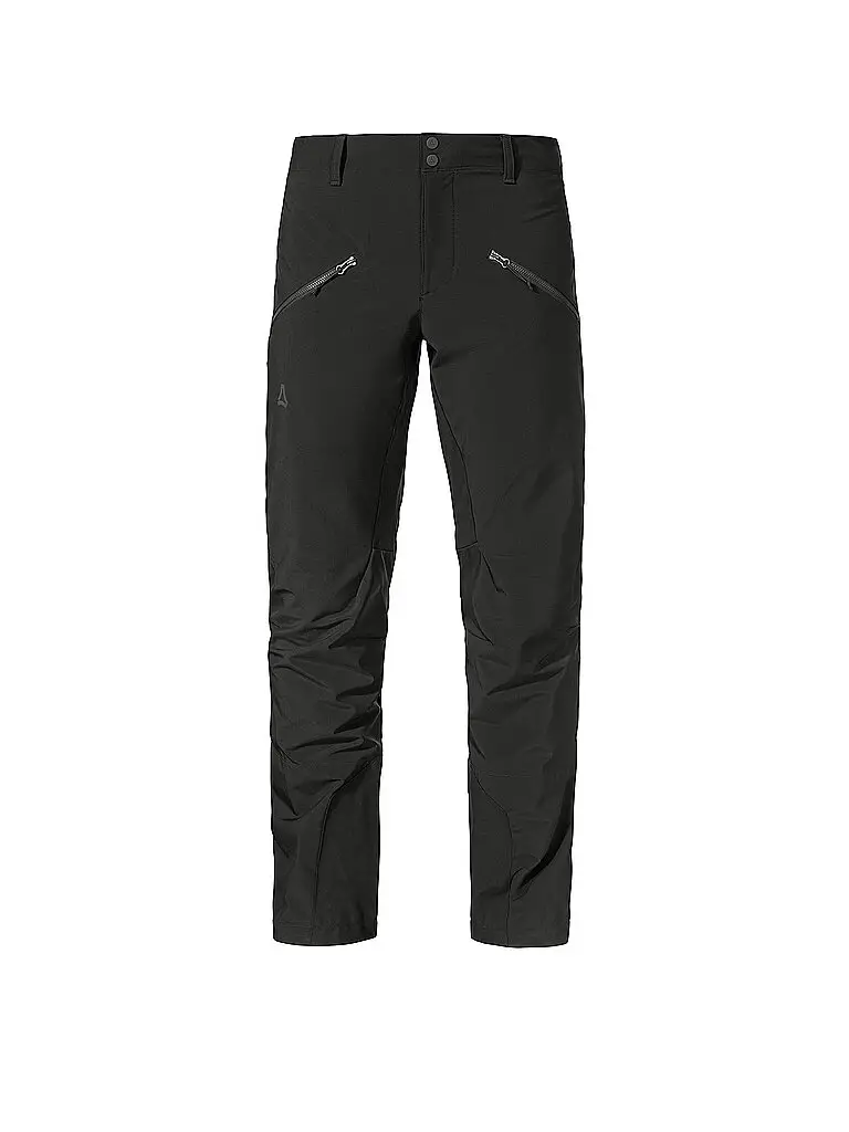 Pantaloni softshell da uomo Milagle per escursioni nero | 50