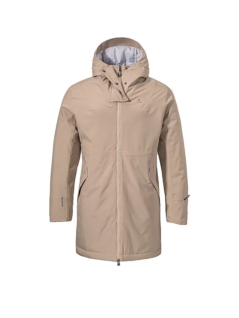 Parka invernale da donna Crivat 2L con cappuccio rosa | 38