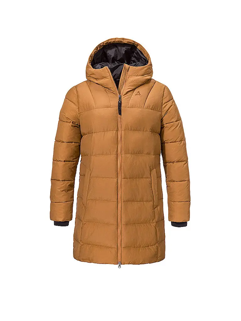 Parka invernale da donna Style Boslix con cappuccio senape | 42