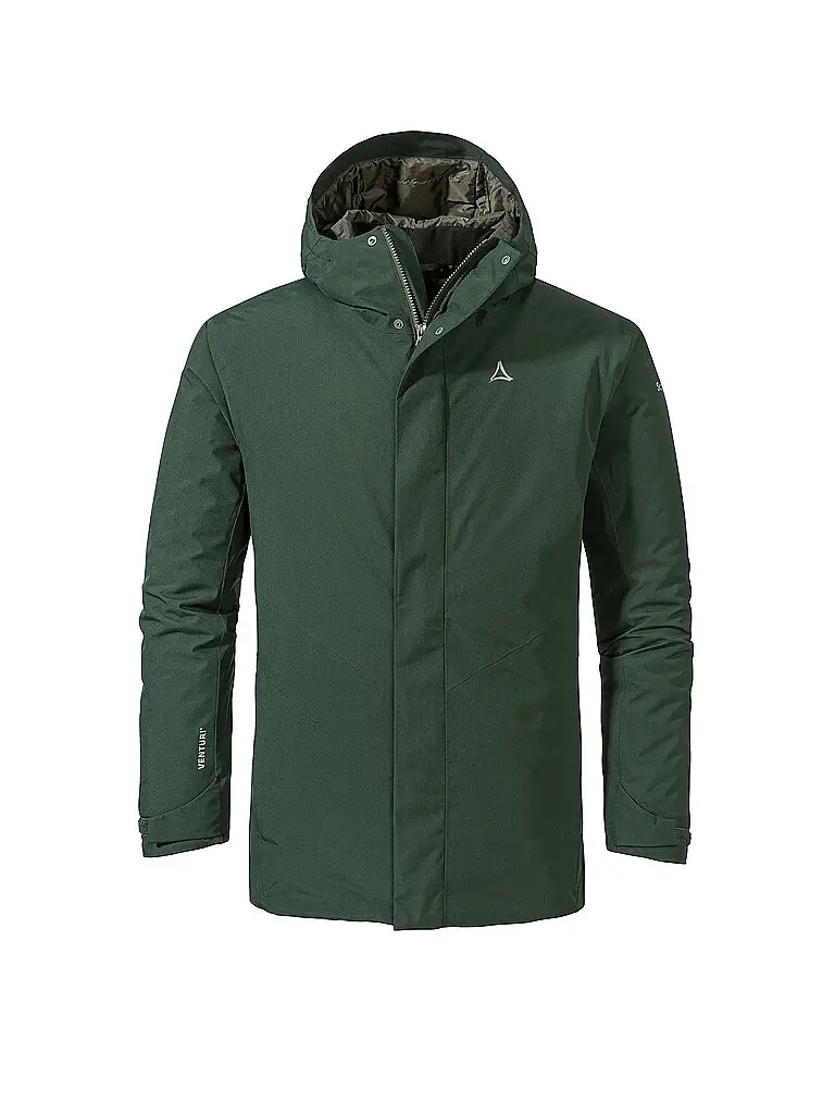 Parka invernale da uomo Style Froda verde scuro | 48