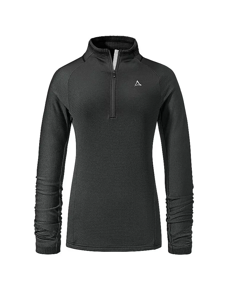 Zipshirt funzionale da donna Cascata nero | 36