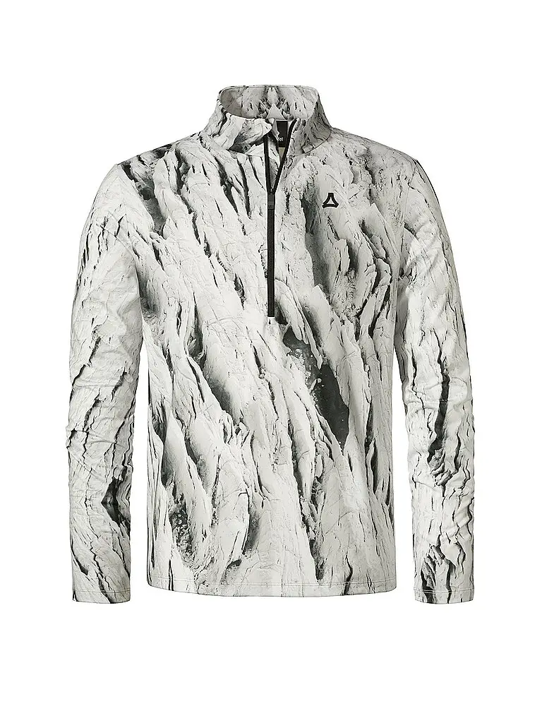 Zipshirt intimo da uomo Schöffel x Tom Hegen bianco | 48