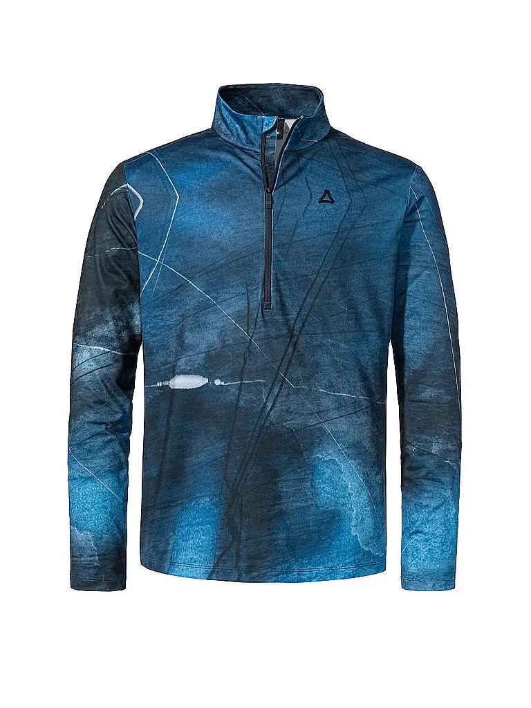 Zipshirt intimo da uomo Schöffel x Tom Hegen blu | 54