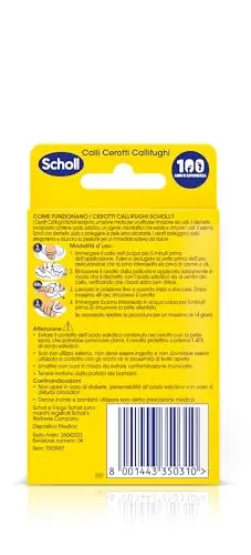 Scholl Calli Cerotti Callifughi – Dischetti Medicati con Acido Salicilico 40% per Calli Piedi, Rimozione Duroni miniatura 2
