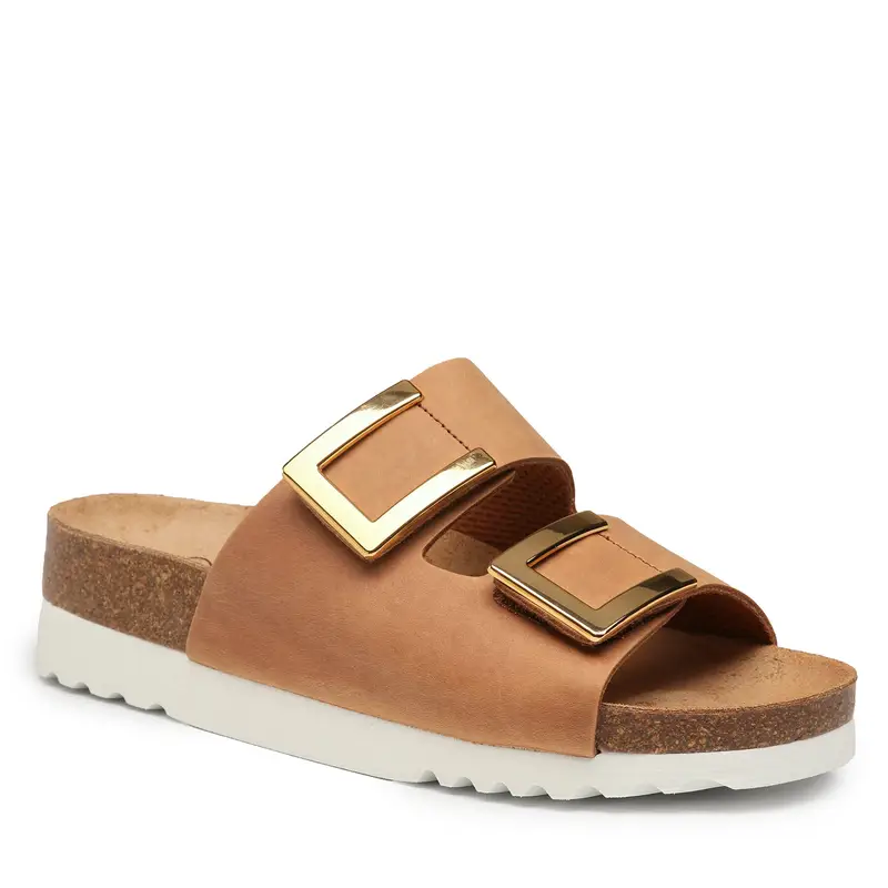 Ciabatte Scholl Monterey 2 Straps Ad Med MF30583 Marrone