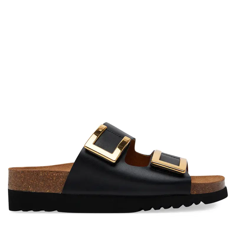 Ciabatte Scholl Mules Black Monterey 2 Straps Ad F305841004 1004 Nero