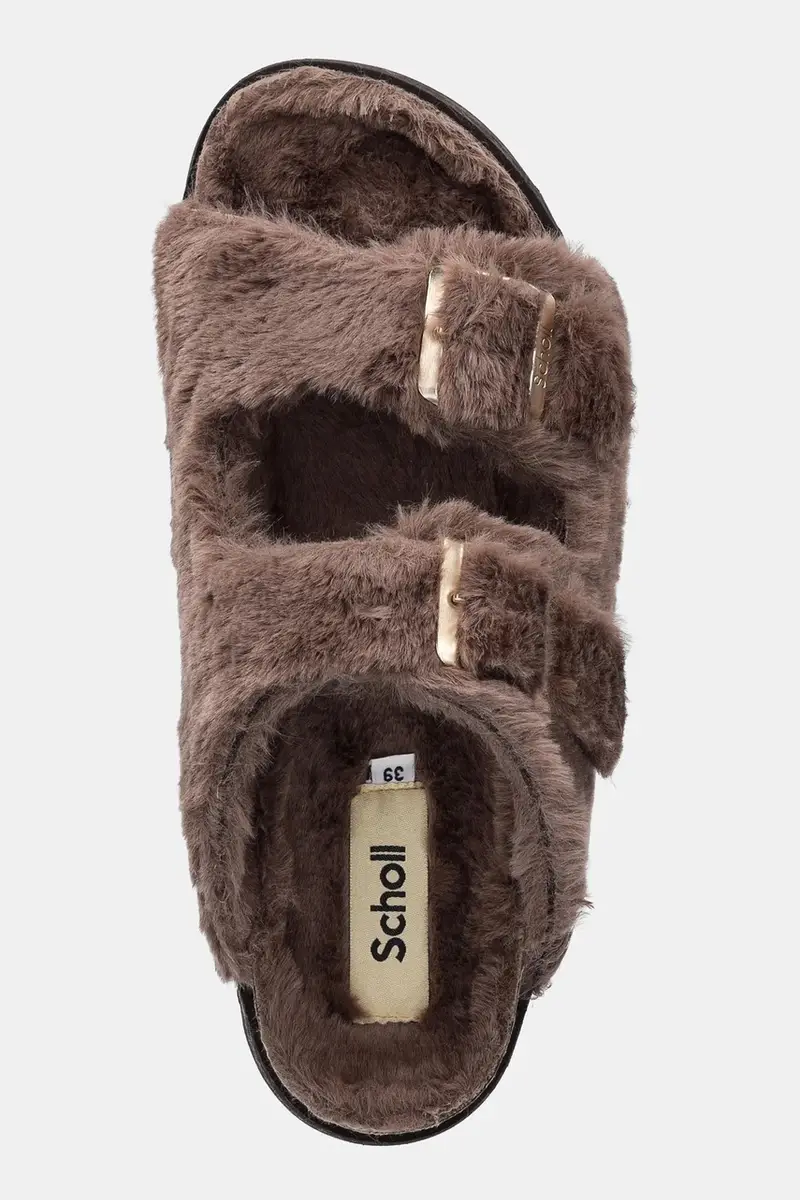 ciabatte slide BELLE donna colore marrone F324621011 miniatura 4