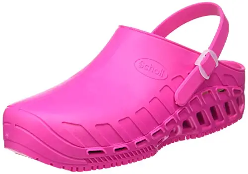 Scholl Clog Evo - Zoccoli Sanitari Professionali per Uomo o Donna, Ultra Leggeri, Comodi e Traspiranti, con Suola