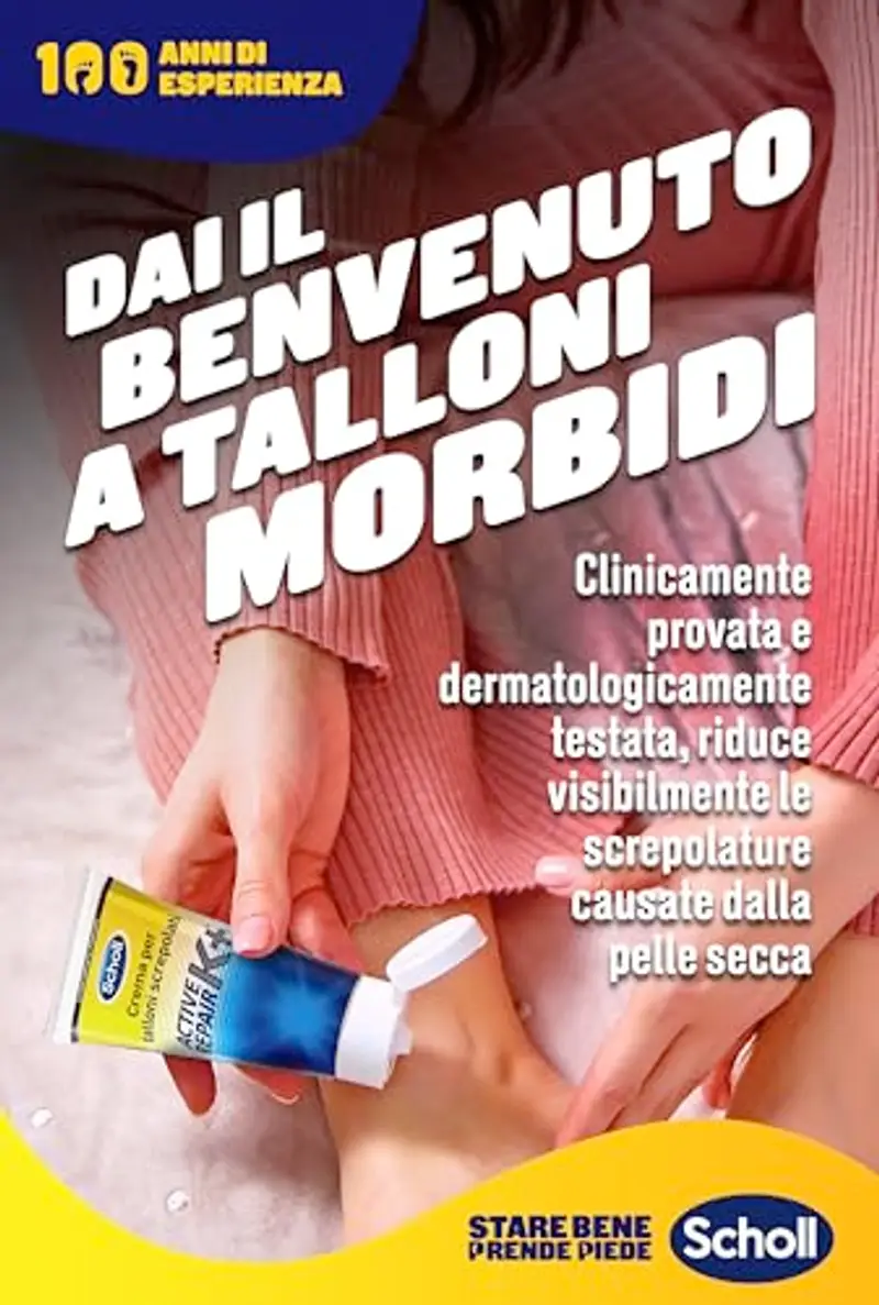 Scholl Crema per Talloni Screpolati Active Repair K+, Crema Idratante per Talloni con Cheratina, Assorbimento Rapido ed Effetto Duraturo, Ideale per Uso Quotidiano, 60ml (Confezione da 3) miniatura 3