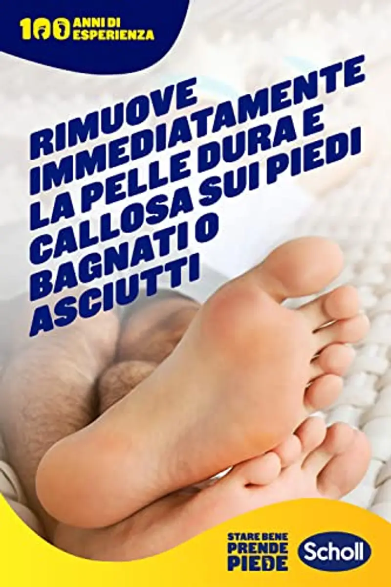 Scholl Lima Piedi a Doppia Superficie Abrasiva con Cristalli di Diamante per Calli e Duroni, Due Superfici per Diverso Grado di Abrasione, Impugnatura Antiscivolo miniatura 3