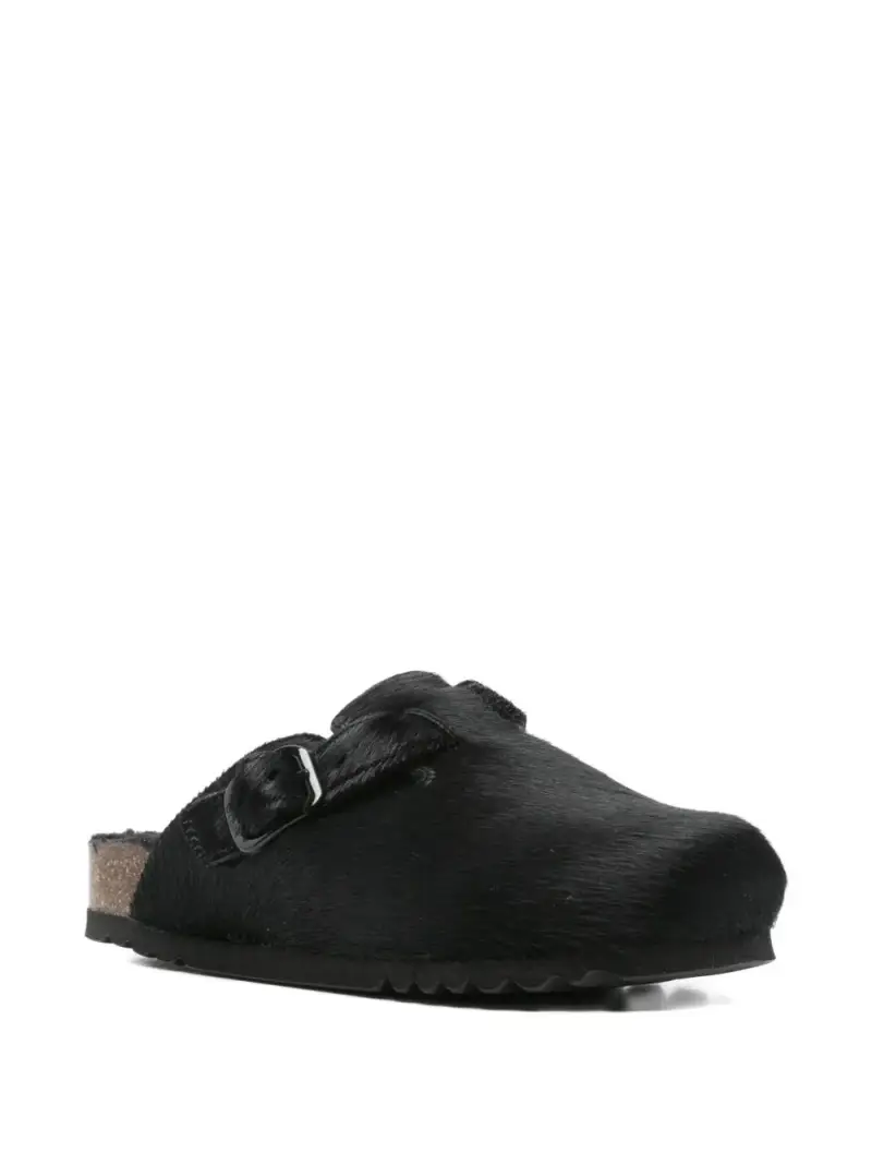 Scholl Sabot Nero in Cavallino per Donna miniatura 3