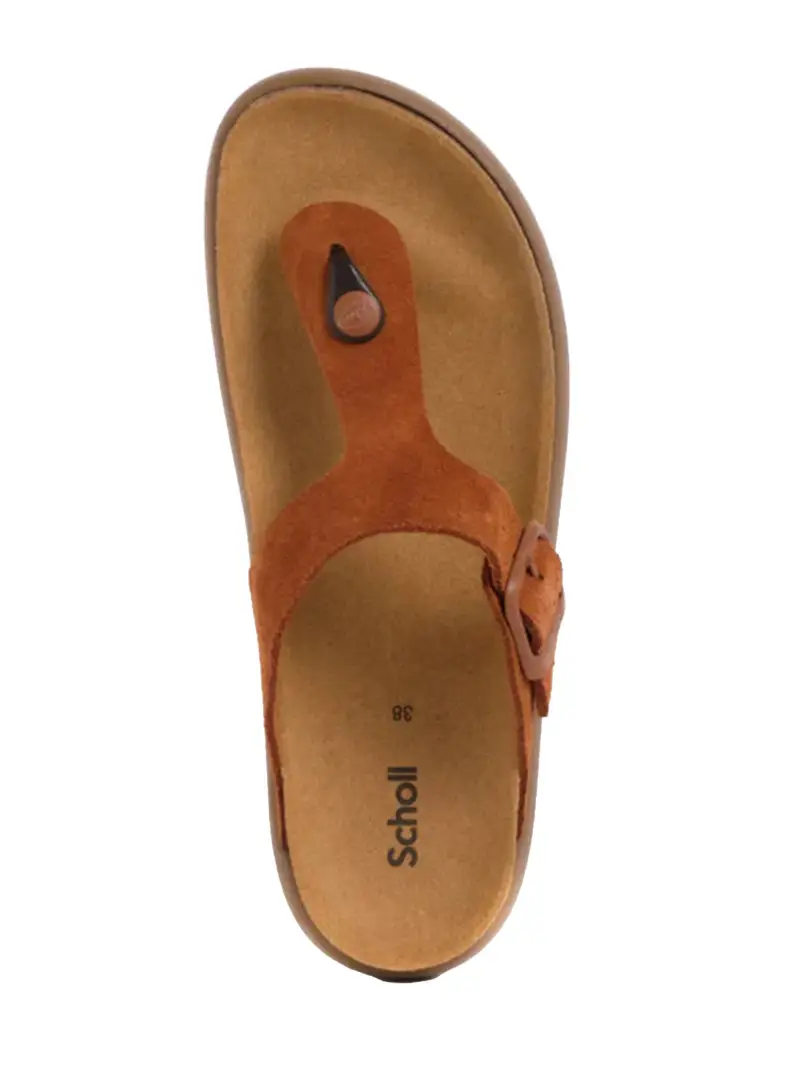 sandali scholl MARRONE miniatura 3