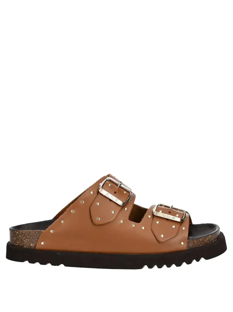 sandali scholl MARRONE