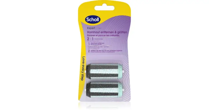 Velvet testina di ricambio per la limetta elettrica per i piedi 2 pezzi