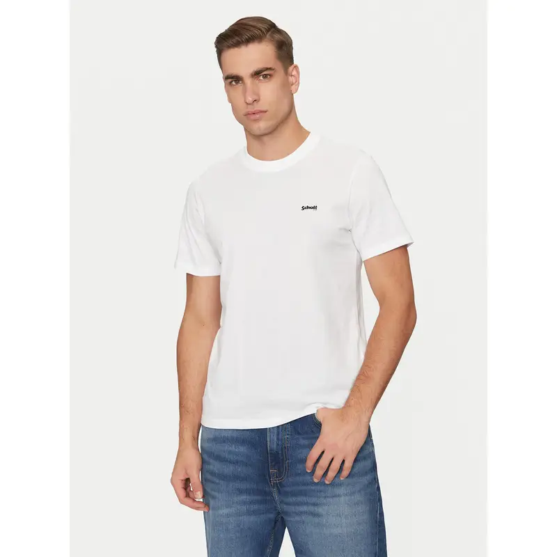 Schott NYC T-shirt Bianco 3216727