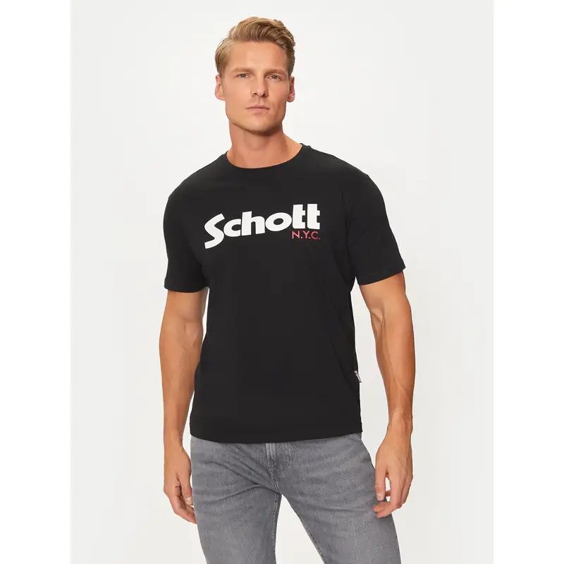 Schott NYC T-shirt Nero 3216730