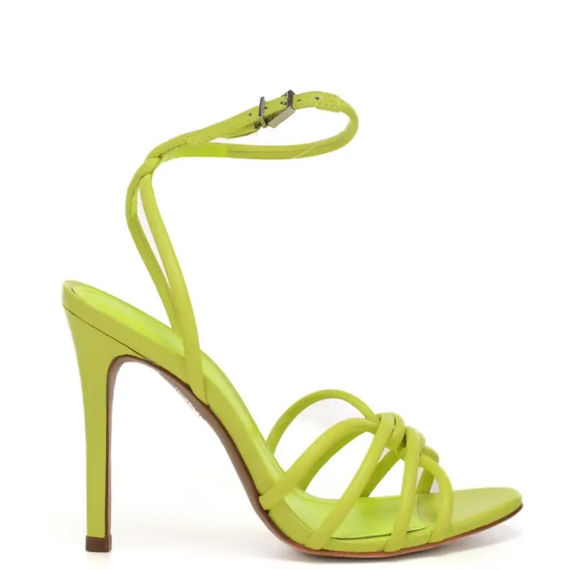 Schutz sandali donna con cinturino alla caviglia yellow