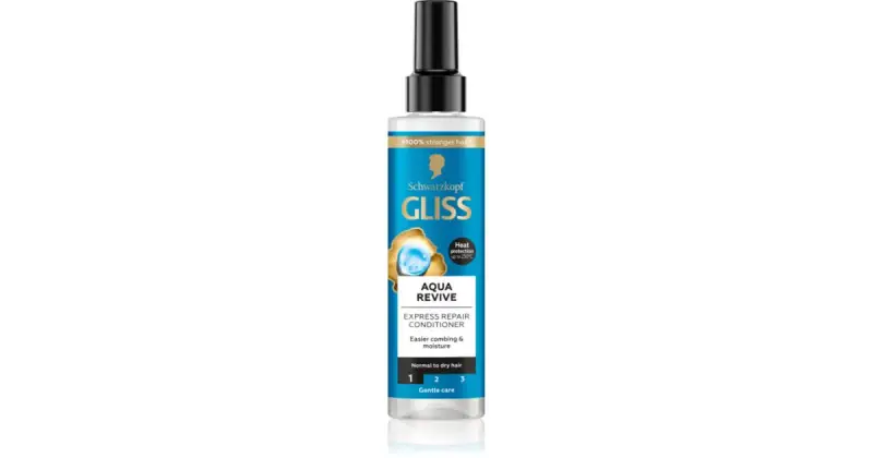 Gliss Aqua Revive balsamo spray senza risciacquo per capelli normali e secchi 200 ml