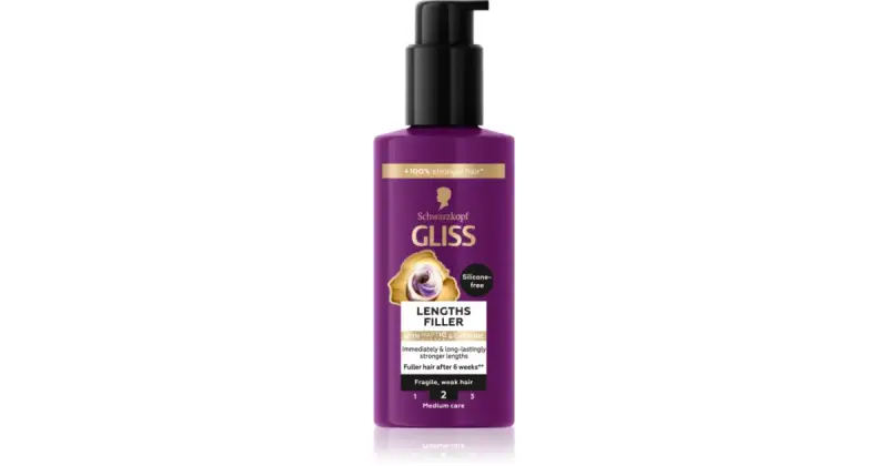 Gliss Full Wonder siero rinforzante per capelli secchi e fragili 100 ml