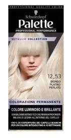 Palette Colorazione Permanente Per Un Luminoso Effetto 12_53 Metallico Biondo Platino Perlato