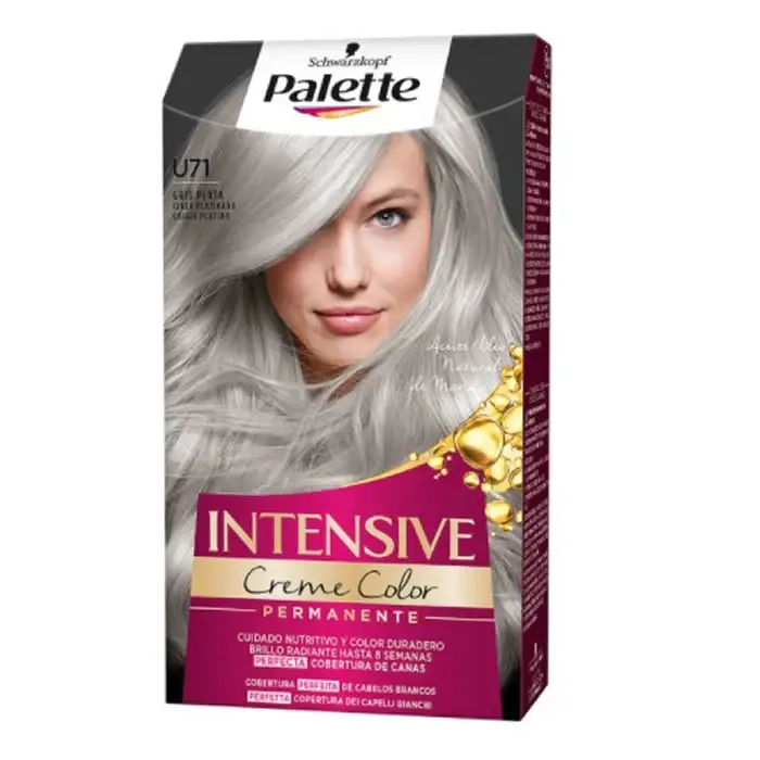 Palette Colore Crema Intensivo Tinta U71 Grigio Argento
