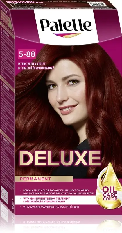 Palette Deluxe colore permanente per capelli - Tonalità 5-88 (679) Rosso violetto intensivo