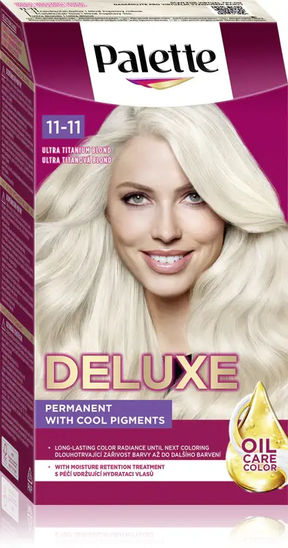 Palette Deluxe tinta permanente per capelli colore 11-11 Ultra Titanium