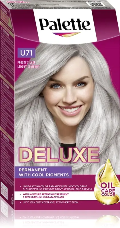 Palette Deluxe tinta permanente per capelli colore U71 Frosty Silver