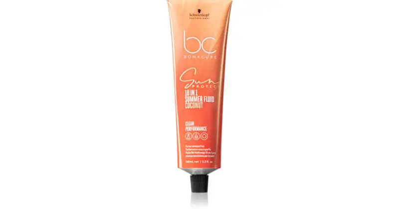 Professional BC Bonacure Sun Protect 10 In 1 Summer Fluido crema multifunzione per capelli affaticati dal sole 100 ml