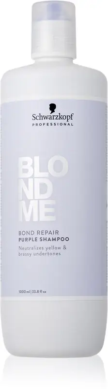 Professional Blondme Bond Repair Shampoo viola per capelli biondi 1000 ml