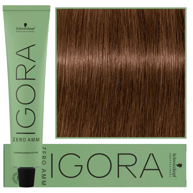 Professional Igora Zero Ammoniaca Tintura per capelli 60 ml 5-5 | Marrone chiaro dorato