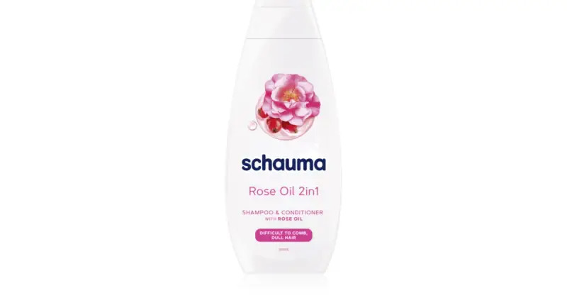 Schauma olio di Rose shampoo e balsamo 2 in 1 per capelli pettinabili 400 ml