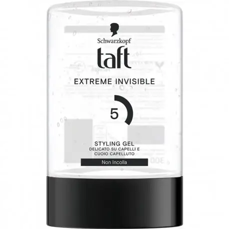 Taft Taft 5 Extreme Invisible Styling Gel Non Incolla 300 Ml