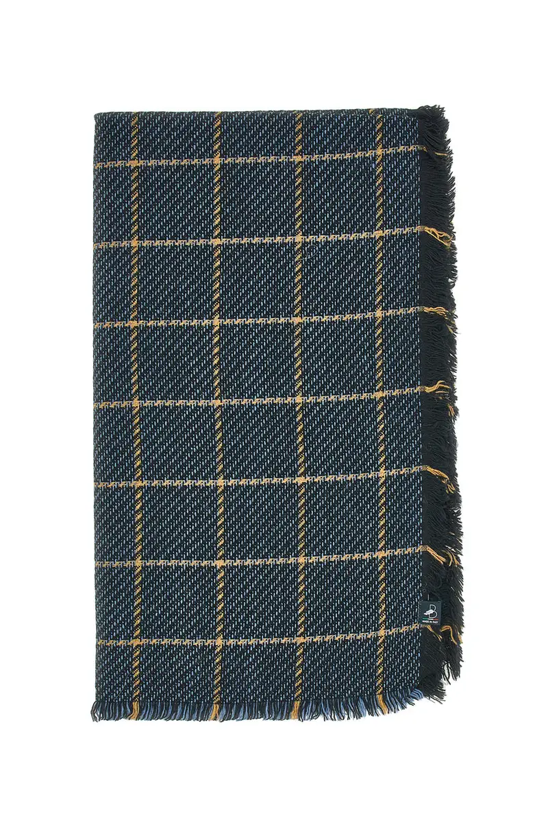 Sciarpa a Quadri Blu Basile 0149/U