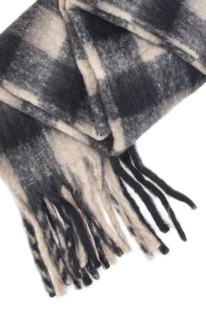 Sciarpa a Quadri Neri/Bianchi Pittarello 1220 miniatura 2