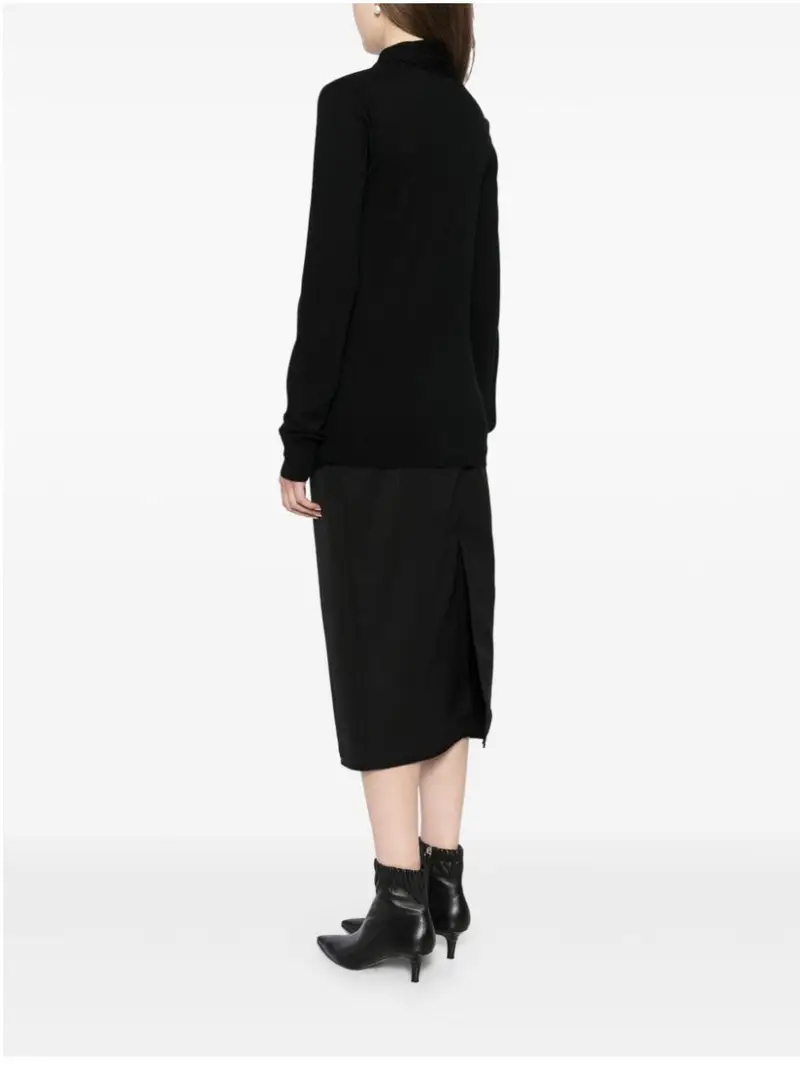 Sciarpa drappeggiata maglia fine miniatura 2