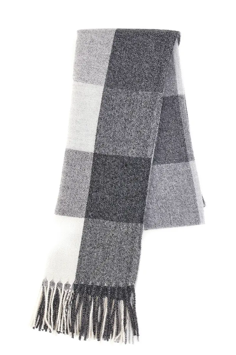 Sciarpa Grigia da Uomo A Quadri Pittarello 1225/U