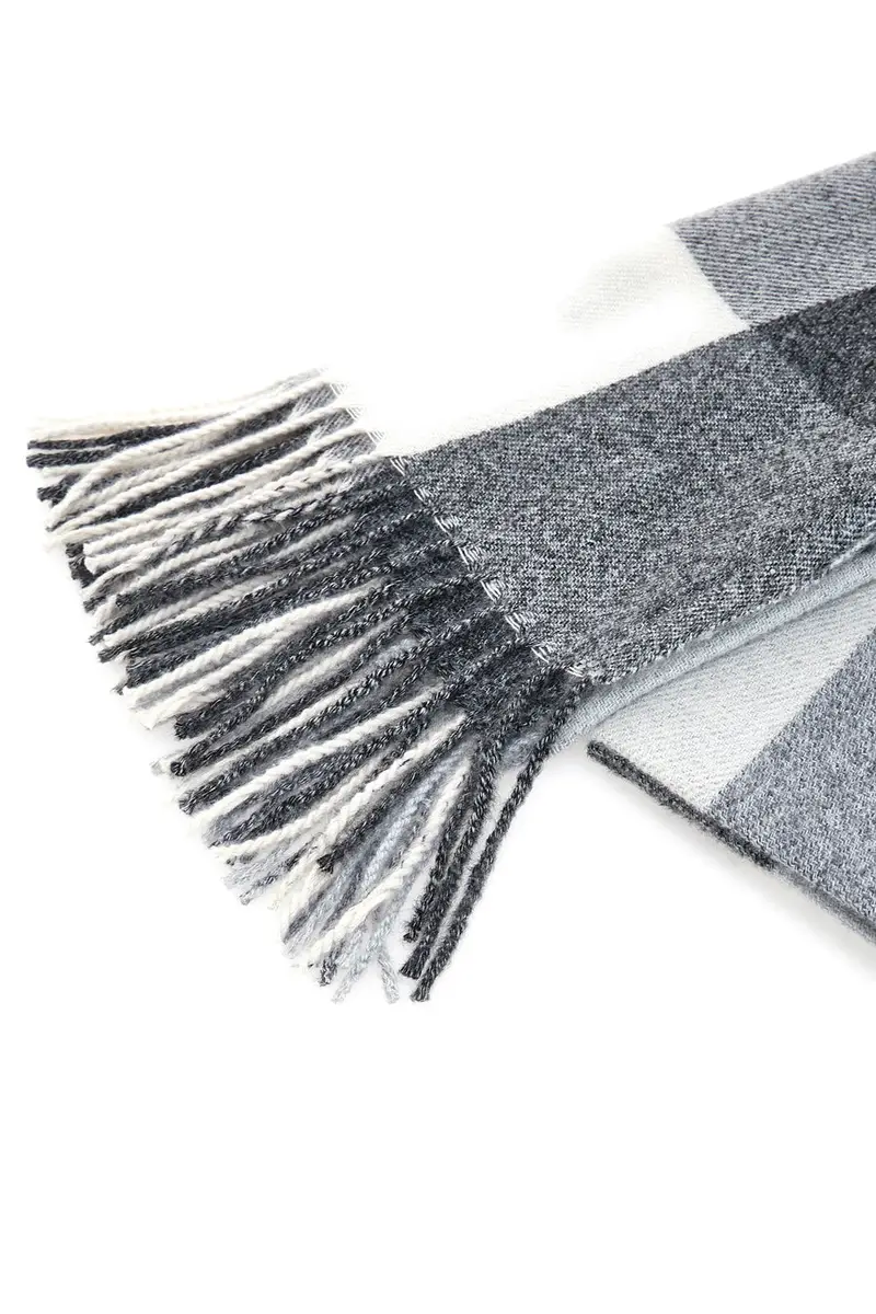 Sciarpa Grigia da Uomo A Quadri Pittarello 1225/U miniatura 2