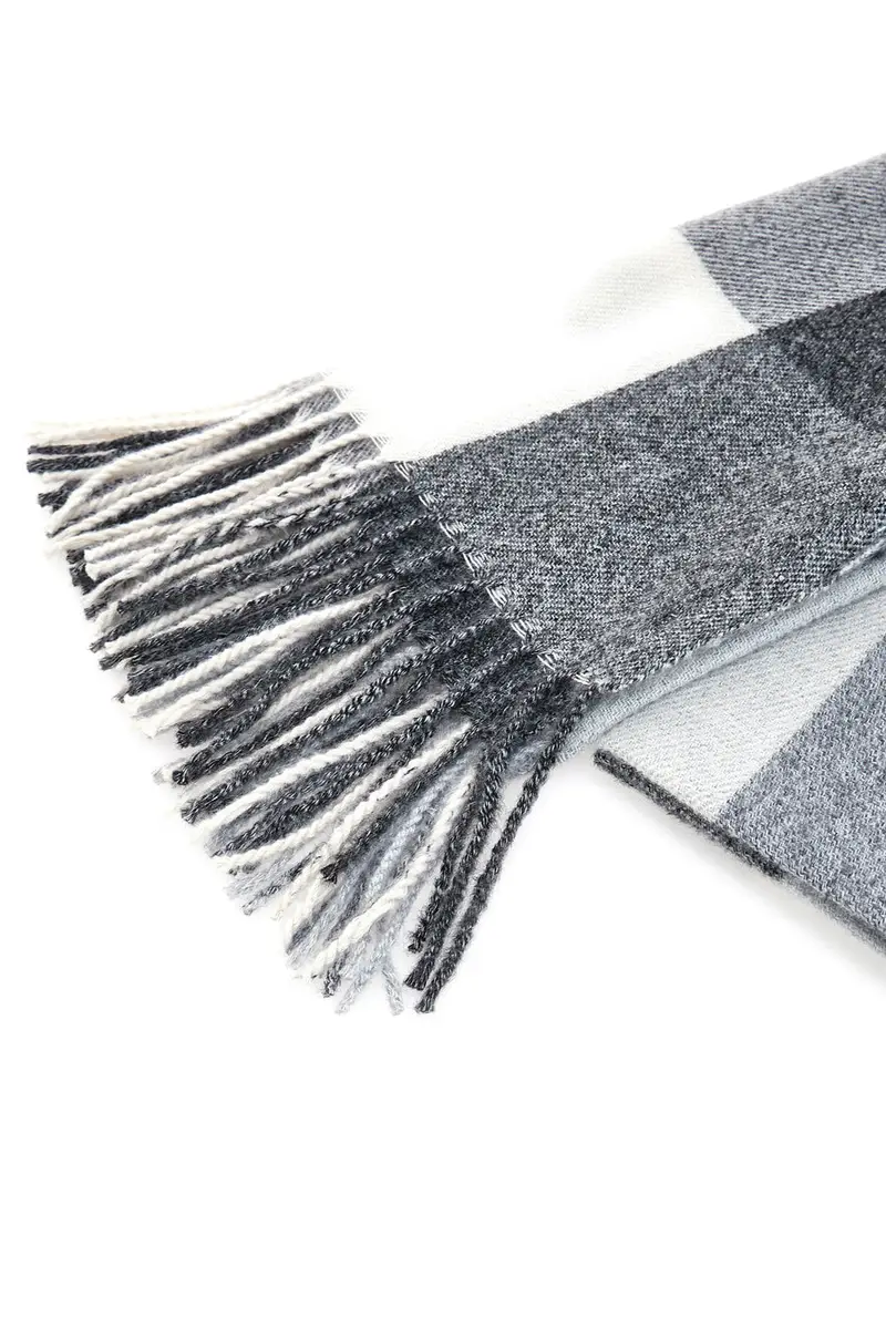 Sciarpa Grigia da Uomo A Quadri Pittarello 1225/U miniatura 3