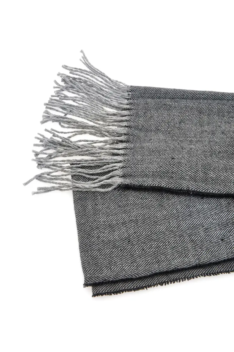 Sciarpa Grigia Da Uomo GianMarco Venturi 66175 miniatura 3