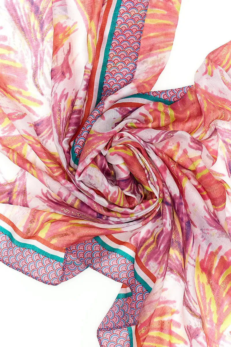 Sciarpa Leggera Rosa Gian Marco Venturi Class 5 miniatura 2