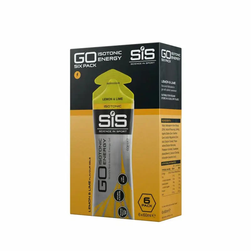 Bevanda isotonica Science in Sport Go Isotonic - Lemon & Lime - 60 ml (x6)