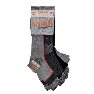 CALZA LAVORO QUARTER SCOPRI WORK JOB02 - 3 PAIA