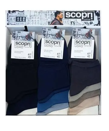 Calzino corto uomo bike in cotone elasticizzato Scopri Sironi 1 PAIO