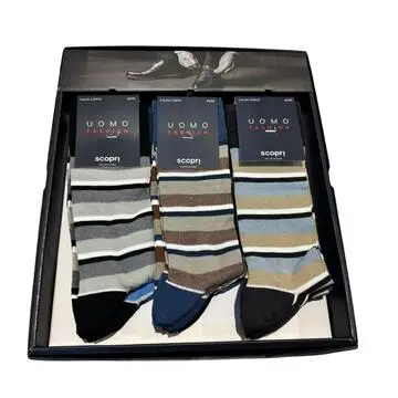 Calzino corto uomo in cotone elasticizzato Scopri Cimabue (1 PAIO)