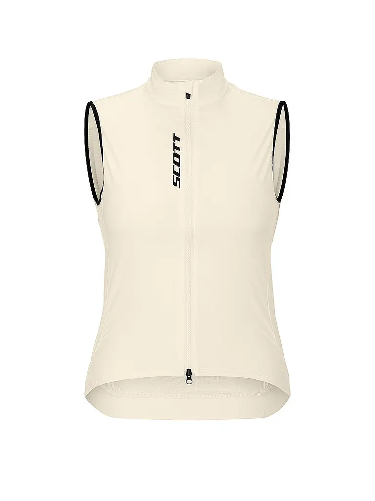 Gilet da ciclismo da donna Pro Windbreaker crema | M