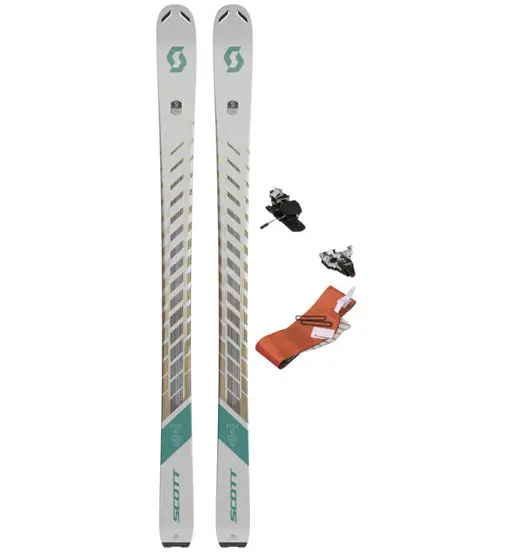 Set Superguide 95 W sci da scialpinismo+attacchi+pelli Grey