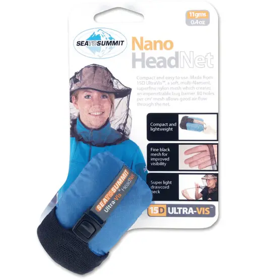 Nano Head Net - zanzariera testa Black