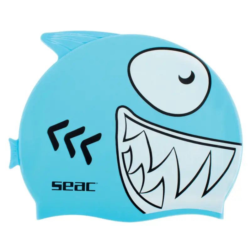 Cuffia da bagno in silicone per bambini Seac Fancy Shark
