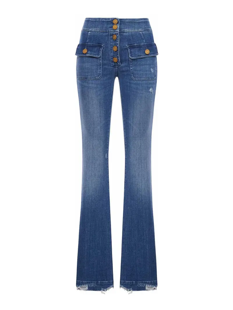 Jeans Anais Flare Blu